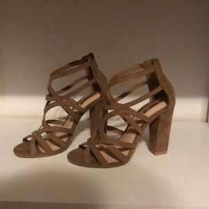 Forever 21 taupe heels